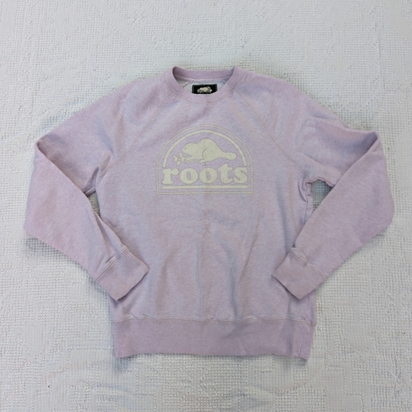 Roots║Purple Logo Sweatshirt║Size XS - Picture 1 of 4